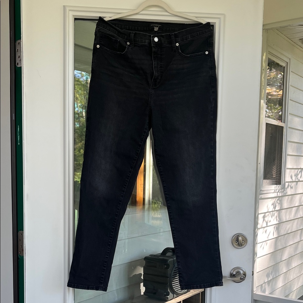 Banana Republic Women's Black Straight Leg Jeans